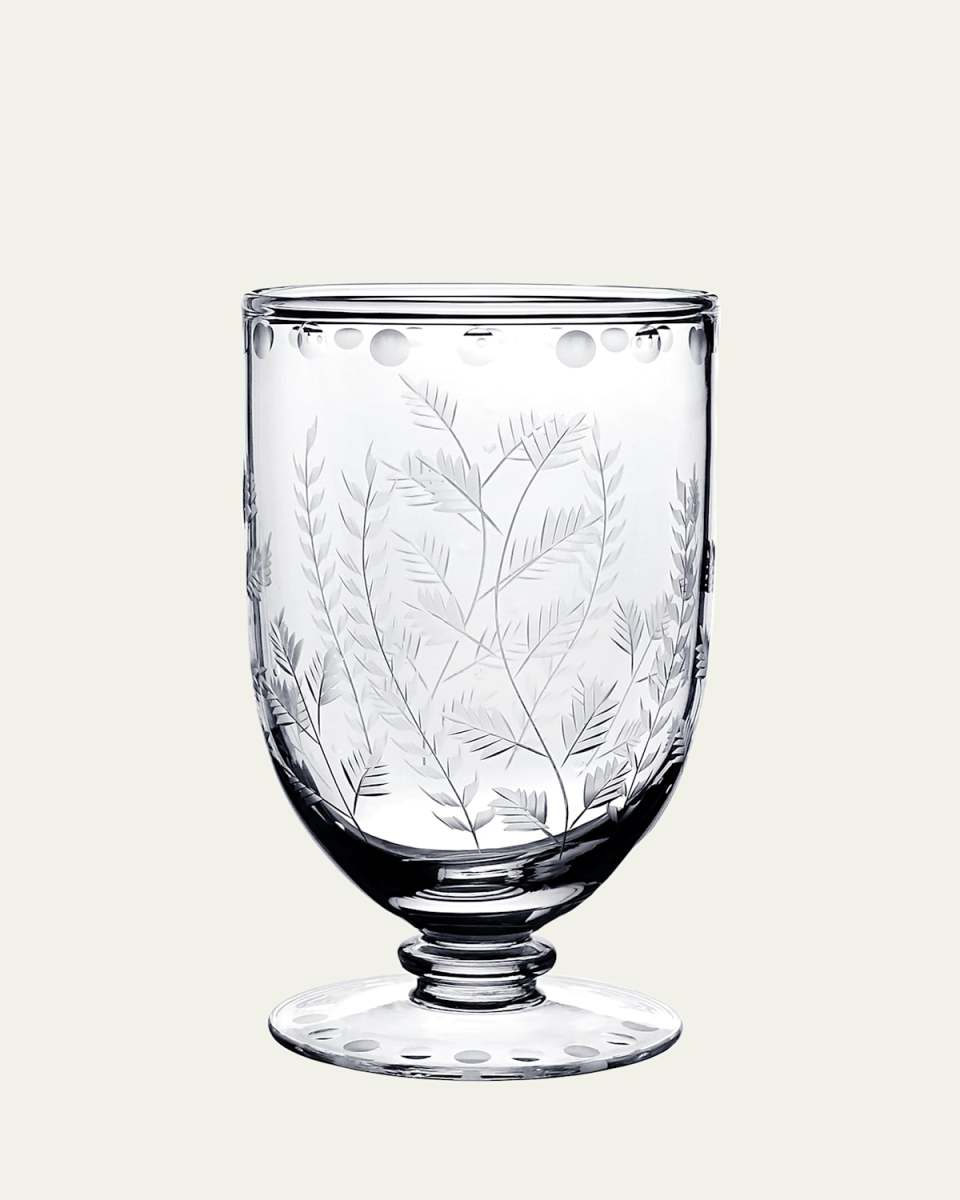 Fern Footed 7" Vase